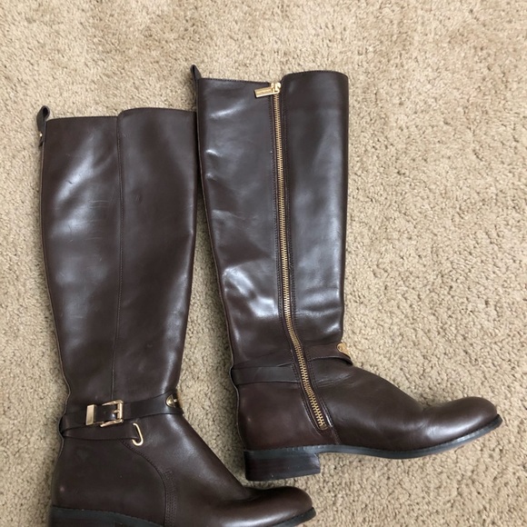 Michael Kors brown leather boots - Picture 4 of 7